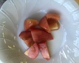 トマトのゴマ酢和え作り方1写真