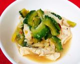 ゴーヤと鶏むね肉のあっさりスタミナ料理作り方9写真