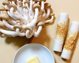 しめじとちくわのバタポン炒め作り方1写真