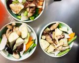 肉無豆腐簡単オイきな粉トンテキ味野菜炒め作り方12写真
