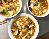 肉無豆腐簡単オイきな粉トンテキ味野菜炒め作り方16写真