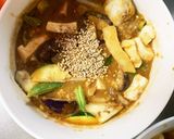 肉無豆腐簡単オイきな粉トンテキ味野菜炒め作り方18写真