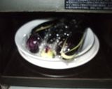茄子レンジ蒸し梅びたし♪慢性の咳簡単薬膳作り方5写真