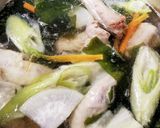安価な鶏ガラを使った元気スープです♡作り方4写真