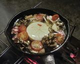 スキレットカマンベールアヒージョ作り方4写真