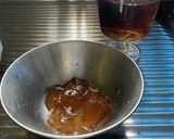 1食レンジ1分★麦茶でサイリウムわらび餅作り方2写真
