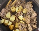 節約レシピ！新じゃがと豚こまの甘辛煮作り方7写真