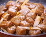 蒟蒻ステーキ(おろしガリバタ醤油)作り方5写真