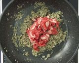 濃厚♪牛肉ときのこのクリームパスタ作り方6写真