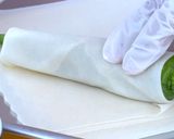 万願寺とうがらしの丸ごと春巻き【食遺産】作り方6写真