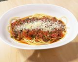 コンビーフとセロリの葉のトマトパスタ!作り方4写真