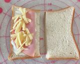 食パン1枚お一人様の簡単クロックムッシュ作り方4写真