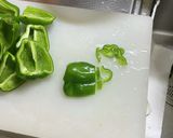 ピーマンの卵とじ作り方1写真