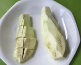 茄子とじゅんさいのスープ作り方2写真