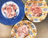 レンジ簡単きな粉コク旨つけ麺味甘酢酢豚作り方2写真