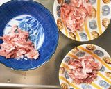 レンジ簡単きな粉ステーキソース味甘酢酢豚作り方3写真