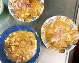 レンジ簡単きな粉コク旨つけ麺味甘酢酢豚作り方4写真