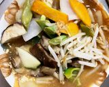 レンジ簡単きな粉コク旨つけ麺味甘酢酢豚作り方13写真