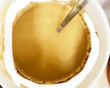 粉末白桃でお手軽本格フレーバーカフェラテ作り方3写真