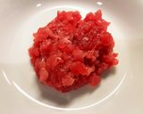 簡単★マグロのユッケ作り方2写真