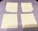 レンジで3分簡単スライスチーズおせんべい作り方1写真