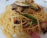 つぶとホタテ入りパスタ作り方8写真