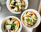 肉無根菜たっぷり梅トマト味温野菜サラダ作り方15写真