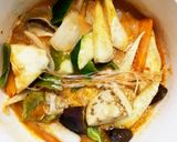 肉無根菜たっぷり梅トマト味温野菜サラダ作り方18写真