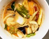肉無根菜たっぷり梅トマト味温野菜サラダ作り方19写真