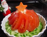 2009☆トマトの赤いミニツリーサラダ作り方12写真
