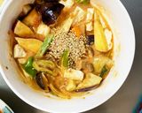 肉無根菜たっぷり梅トマト味温野菜サラダ作り方23写真