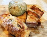 豚バラブロックでベーコン代用ﾎｯﾄｸｯｸ作り方5写真
