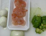 エビアボカド卵サラダ作り方1写真