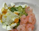 エビアボカド卵サラダ作り方3写真
