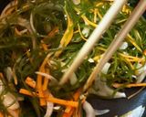 5分|切り昆布のごま油炒め★茎わかめ作り方2写真