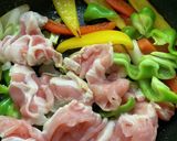 10分で完成♪ 3色ピーマンのピリ辛豚丼作り方4写真