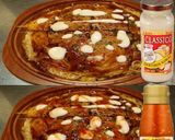 美味ドレチーズ＆スイートチリでお好み焼き作り方1写真