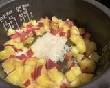 さつまいもおこわ　さつまいもごはん作り方5写真