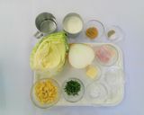 野菜たっぷりミルクスープ作り方1写真