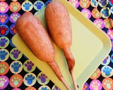 揚げたてカリカリ●お家でアメリカンドッグ作り方1写真