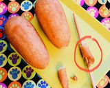 揚げたてカリカリ●お家でアメリカンドッグ作り方2写真
