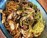 舞茸焼きそば作り方6写真