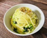 簡単★ニラの塩バターパスタ作り方4写真