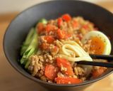 冷凍うどん使って♪トマじゃじゃ麺！！作り方5写真