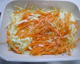 レンジで簡単！野菜たっぷり蒸餃子作り方2写真