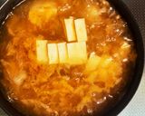 10分|激うま!ツナ&チーズキムチチゲ★作り方8写真