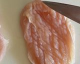 ささみでミニトマト・チーズの挟み焼き作り方3写真