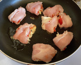 ささみでミニトマト・チーズの挟み焼き作り方10写真