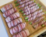 大葉とアスパラの豚バラ巻き作り方3写真