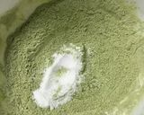 抹茶米粉蒸しパン作り方3写真